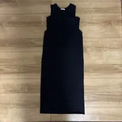 BEAUTY&YOUTH ノースリーブ ロングワンピース ブラック