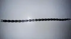 シルバー ステンレススチール リンクチェーンブレスレット