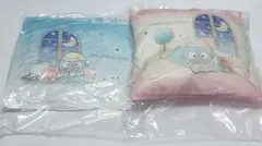 サンリオ当たりくじ　ハンギョドン　クッション ブルー　クッション ピンク　セット