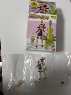 ポケモンフィギュア　スケールワールド　コトネ　ムーチェル　ネイティ