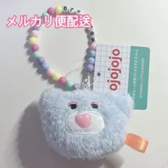 【メルカリ便配送】mojojojo ビーズチェーン付きフェイスマスコット2 くま