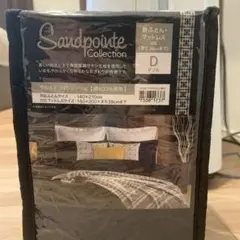 【新品】ダブルサイズ　マルチすっぽりシーツネイビー 140×210cm