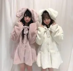 ウサ耳ファーコート
