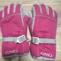 IGNIO スキー・スノーボードグローブ 140cm ピンク　キッズサイズ