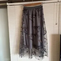 チュールフレアスカート フリーサイズ