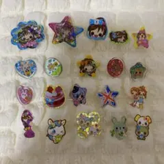 平成 レトロ フレークシール おはじきシール　20枚　レア