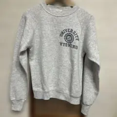 古着JERZEES カレッジロゴ　USA製　スウェット グレー