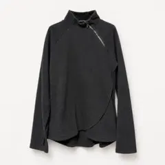 00s asymmetry layerd top archive 斜めジップ
