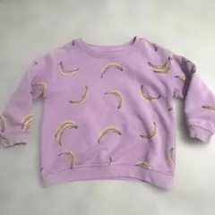 ZARA バナナ柄 トレーナー 104cm