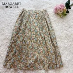 マーガレットハウエル リバティ スカート　小花　プリーツ　タック　2 訳あり