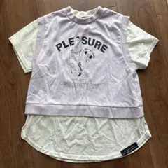 ドッキングTシャツ 半袖女の子 150