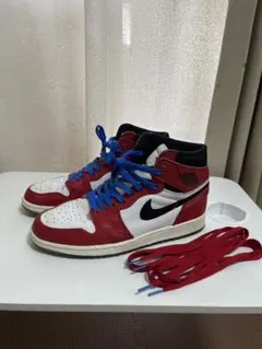 NIKE エアジョーダン1 high 初代スパイダーマンのサムネイル