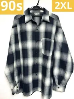 90s Cal Top caltop オンブレチェック usa製 キャルトップ