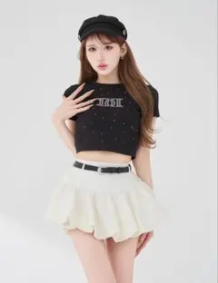 ダーリッチ darich パールストーンロゴTシャツ ブラック BLACK - メルカリ