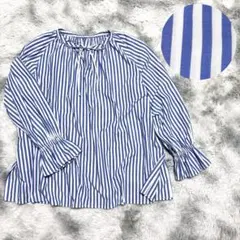 アンフィーロ/UNFILO⭐︎ノーカラーオーバーサイズシャツブラウス ゆったり