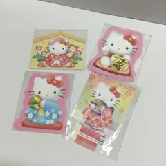 ハローキティ　お年玉袋　ダイカットポチ袋　未開封4点セット②