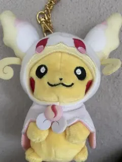 メガタブンネポンチョを着たピカチュウ マスコットぬいぐるみ ポケモン