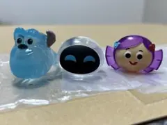 ピクサーキャラクター　PIXAR ファッションリング　ロイヤルクリア　3点