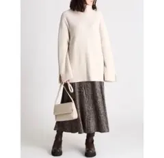 値下げ★ミラオーウェン アイボリー タートルネック ニット セーター