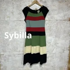 【 7202番】Sybilla シビラ ノースリーブワンピース 日本製 Mのサムネイル