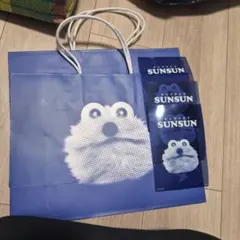 パペットスンスン ノベルティクリアカード3枚ショッパー2枚 伊勢丹 ポップアップ