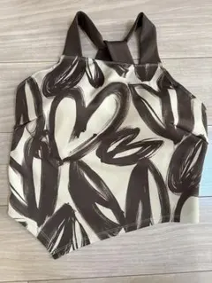 【SUKALA】ハートプリントホルターネックブラトップ