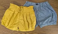 Samansa Mos2/UNIQLO ショートパンツ 2枚セット 100