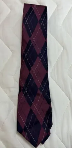 COMME CA MEN バーガンディ ネクタイ