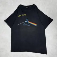 古着 90s ピンクフロイド 狂気 半袖 シャツ ロック バンド ブラック 黒 
