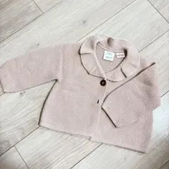 ZARA 襟付きカーディガン 9-12ヶ月　ほぼ新品