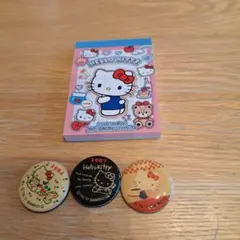 ハローキティ　ミニメモ&マグネット