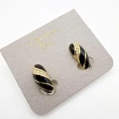 2833-7 極美品✨Dior　イヤリング　CD ロゴ　希少　刻印