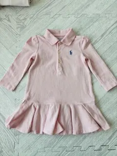 Ralph Lauren ピンク ワンピース 80cm パンツ付き