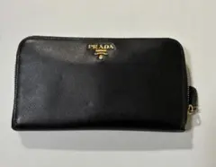 PRADA サフィアーノ　黒　長財布　※ジャンク品