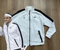 未使用】NIKE RFジャケット 2010全英 フェデラー【白/Mサイズ】 - メルカリ