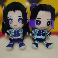 鬼滅の刃 胡蝶しのぶ 胡蝶カナエ ぬいぐるみ 2体セット 約17cm