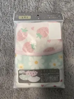 【新品未使用】いちごと花柄とハートスタイ3枚セット