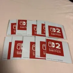 Nintendo Switch 2 ロゴ ステッカー　10枚セット