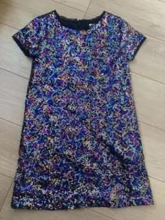 お値下げ中！！　　GAP KIDS 半袖ワンピース S 多色 スパンコール
