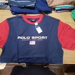 Polo Sport Ralph Lauren Tシャツ M ネイビー/レッド
