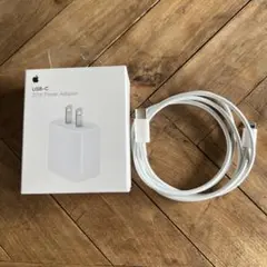 Apple 20W USB-C Power Adapter & ケーブル