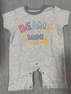 BEAMS MINI ロンパース 半袖 グレー 試着のみのサムネイル