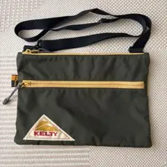 KELTY サコッシュ リバーシブル オリーブ イエロー