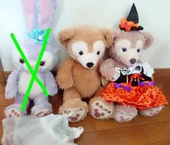 ダッフィー  シェリーメイ  コスチューム2枚付き！　ハロウィン　ディズニー