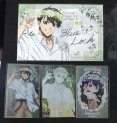 潔 ブルーロック flower crown クリアカード 箔押しイラストカード