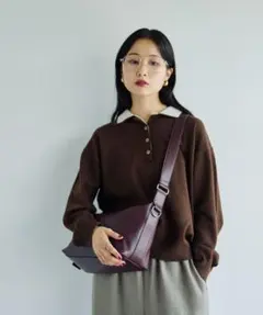 LEPSIM フェイクレザースクエアショルダーのサムネイル