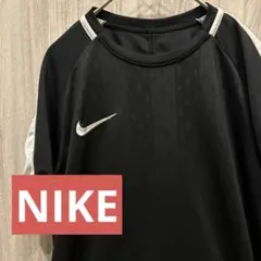 【美品】NIKE DRI FIT 半袖Tシャツ 刺繍ロゴ スポーツウェア 古着M