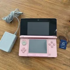 ニンテンドー3DS ピンク 本体 充電器付き