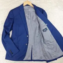 メンズビギ　ユニオンステーション　テーラードジャケット　ブルー　LL
