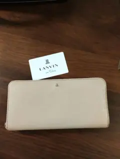 ランバン・オン・ブルー　ラウンドファスナー　財布　長財布　オールドローズ